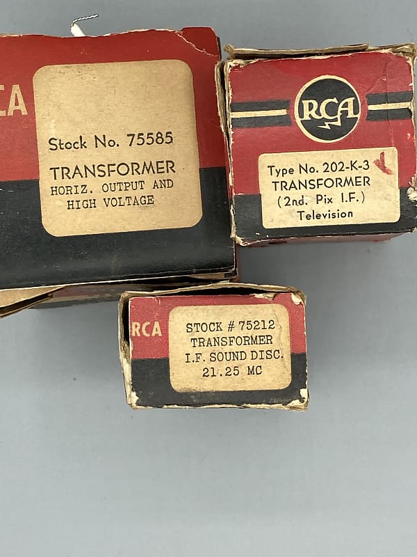 RCA NOS Capacitors, Resistors, Potentiometers, etc. Reverb