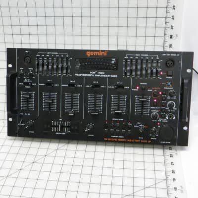 Gemini PMX-2000 4 Channel Preamp Mixer w/Crossfader Works