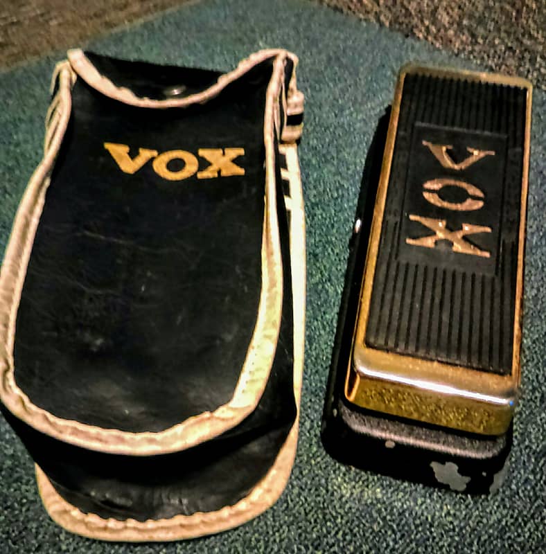 Vintage Vox V847G Limited Edition Gold Wah Pedal - Made in USA - with  Carrying Case - Rare Pedal
