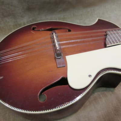 1950's Kay KM 70 8 String Mandolin Sunburst Great Shape Loud ! Pro Set Up Free US Shipping! image 9