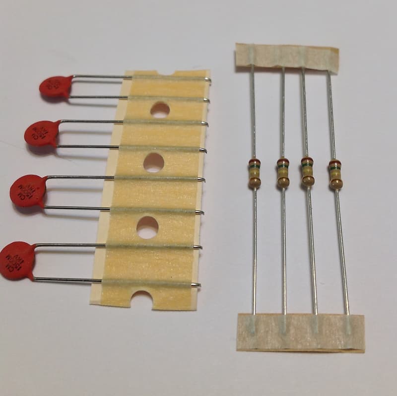 4 x Treble Bleed Kits Sprague Ceramite 1500pf 150k Fits Humbuckers Single Coils image 1