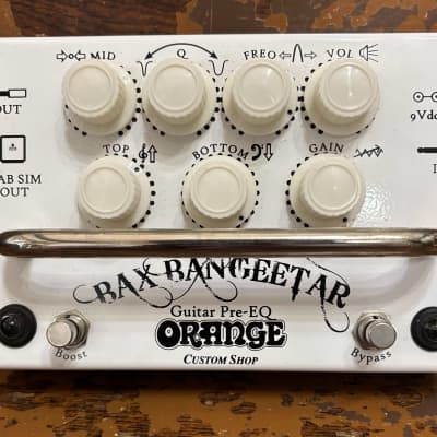 ORANGE BAX BANGEETAR (WHITE) ギターエフェクター Amazon | Orange BAX Bangeetar Guitar Pre-EQ Pedal ギター