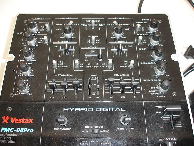 Vestax PMC-08 Pro 美品 ベスタクス　DJミキサー　希少　レア 2025年最新】vestax PMC-08の人気アイテム - メルカリ