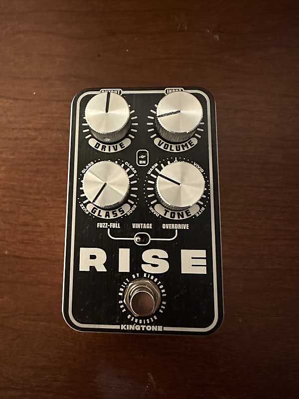 King Tone Guitar Rise Treble Booster/Drive/Fuzz 2023 - Black | Reverb