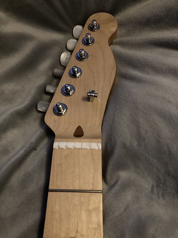 Warmoth telecaster neck, maple, fatback, hipshot tuners, Reverb