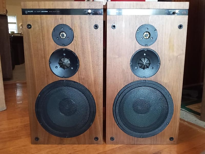 Philips 476 speakers in excellent condition - 1980's image 1