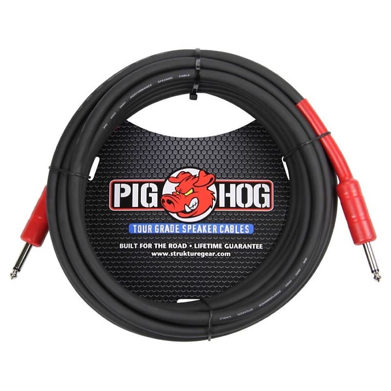 Pig Hog 25 Foot 1/4 inch to 1/4 inch Speaker Cable image 1