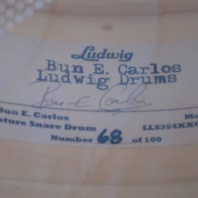 Ludwig Bun E. Carlos Limited Edition Snare Drum 2009 image 7