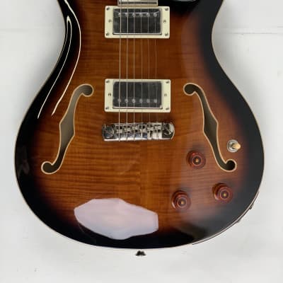 PRS Paul Reed Smith SE Hollowbody II Piezo Electric Guitar Black Gold Burst + PRS Hard Case BRAND NEW image 5