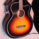 Takamine GB72CE BSB Acoustic Electric Bass Guitar, New Hard Shell Case