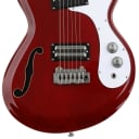 Danelectro 66BT Baritone Electric Guitar - Transparent Red