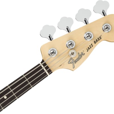 Fender American Performer Jazz Bass, Rosewood (with Gig Bag), Arctic White image 6