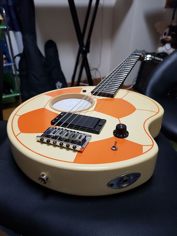 Aria SCG-200 Goal III - Soccer Ball Electric Guitar - Yellow