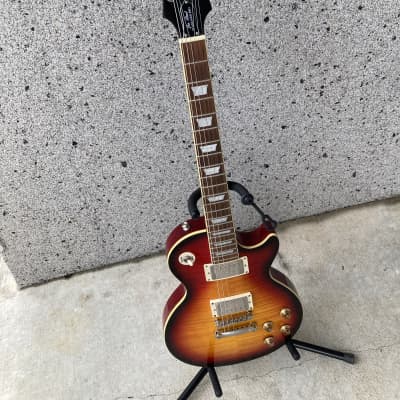 Epiphone Les Paul Standard Plus Top PRO - 2019 - Bourbon Burst les Paul electric guitar Flame image 20