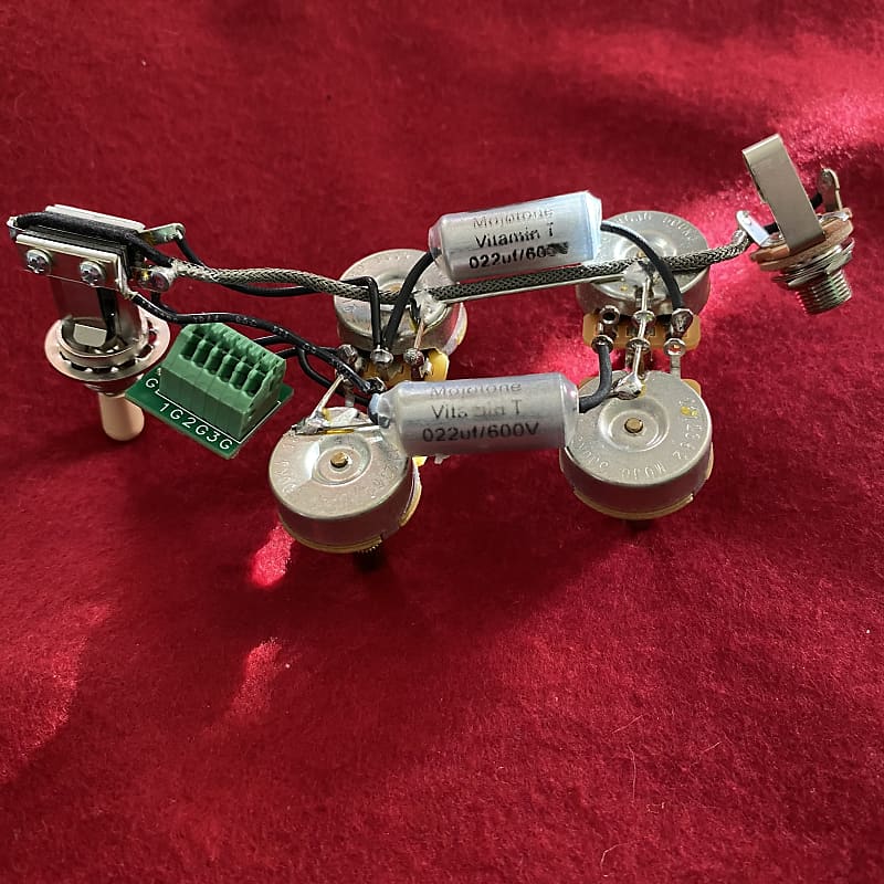 Mojotone Solderless SG Guitar Wiring Harness Reverb