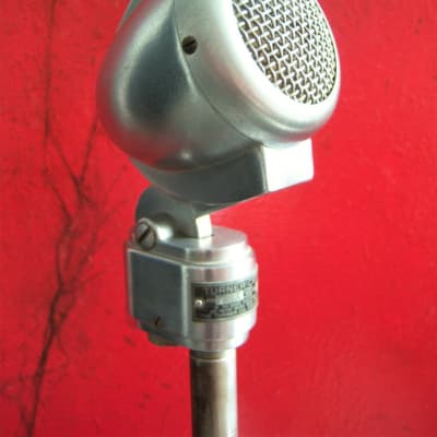 Vintage 1940's Turner 22X crystal microphone Satin Chrome w