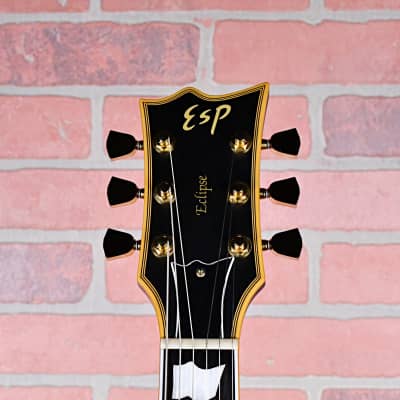 ESP Eclipse-II Vibrato Made in Japan 2009 Vintage Black w/OHSC image 9