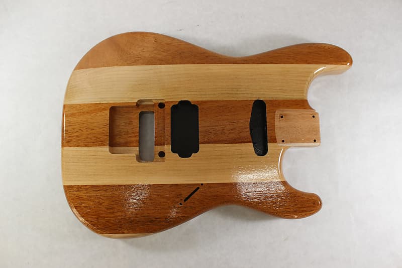 Butcher Block HxS guitar body - fits Fender Strat Stratocaster neck Floyd Rose J912 image 1