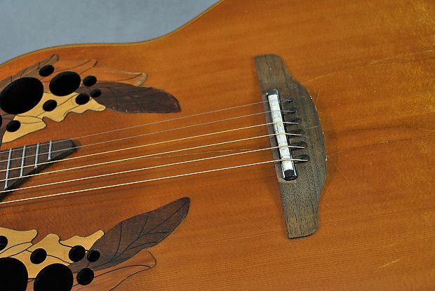 Ovation Elite 1537 Acoustic Guitar 1983 Natural Finish Ovation Elite 1537 Acoustic Guitar 1983 Natural Finish
