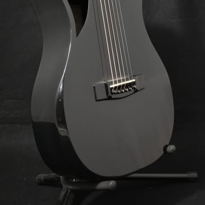 Journey Instruments OF660 Black collapsible/foldable carbon fiber acoustic guitar image 3