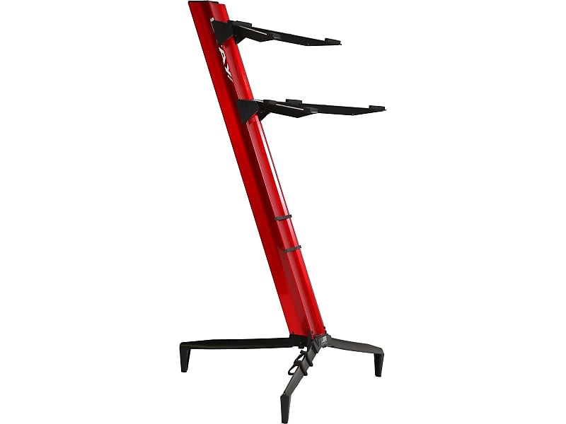 Stay Tower 1300 2 Tier Keyboard Column Stand Red Reverb