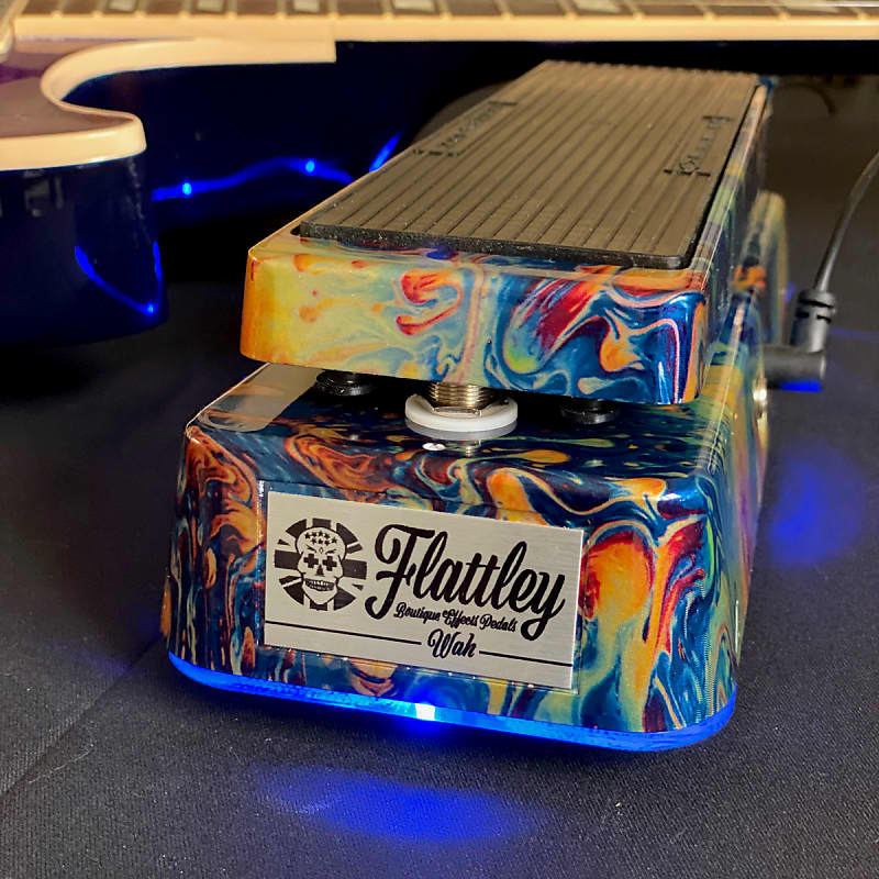 Flattley Guitar Pedals The Flattley Wah - Oil Slick | Reverb