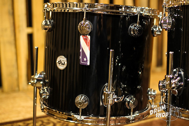 DW Drums Collector's Solid Black Lacquer Custom SO# 942898