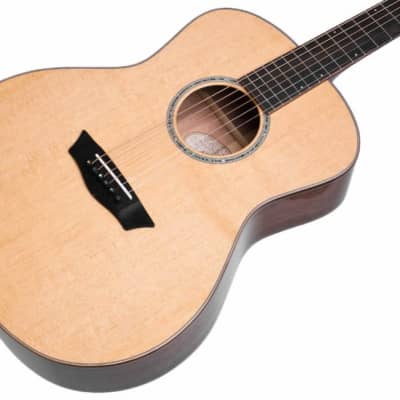 Washburn WLO100SWEK Woodline Series Solid Spruce Orchestra 6-String Acoustic-Electric Guitar w/Case image 2