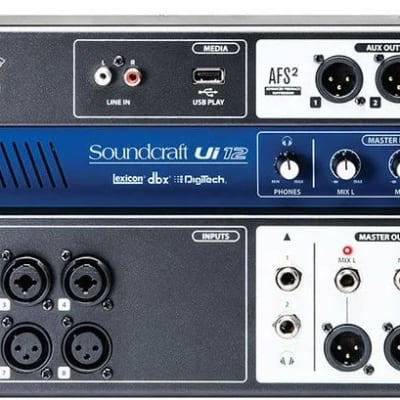 Soundcraft Ui12 デジタルミキサー美品完動品USED Soundcraft Ui12 12 Input Digital Mixer w/Wifi+App Control+