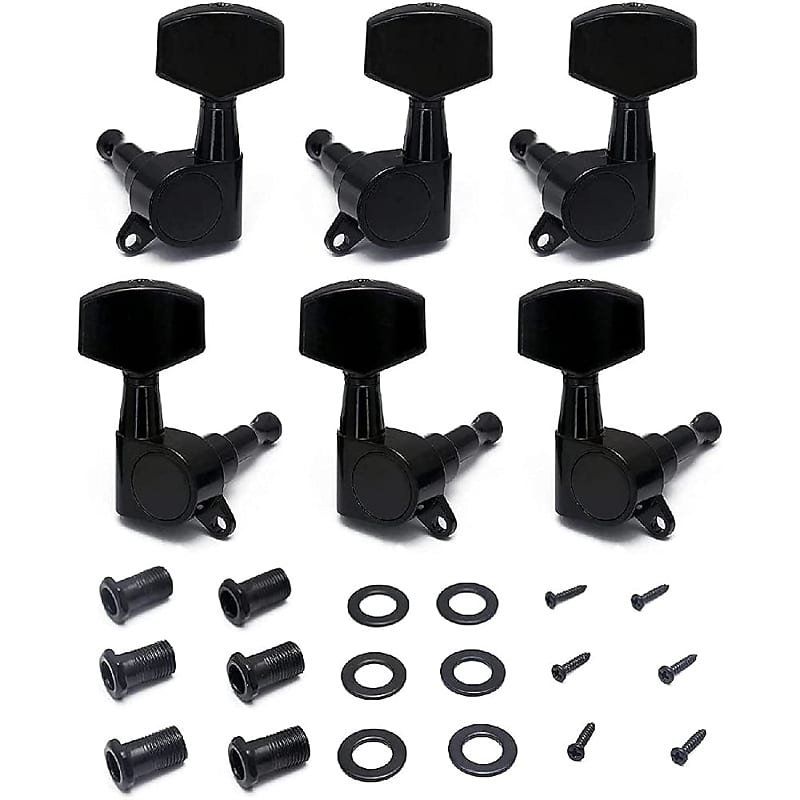 6 Pieces Sealed String Tuning Pegs Keys Machines Heads Tuners | Reverb