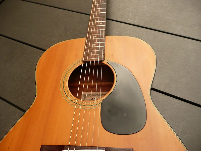 Maruha F-100M D size guitar by F.Hashimoto 1970's Natural