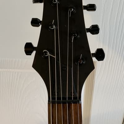 Laguna Strat  Flat Matte Black 3/4 Scale Electric Guitar w/ New Nylon Gig Bag. image 4