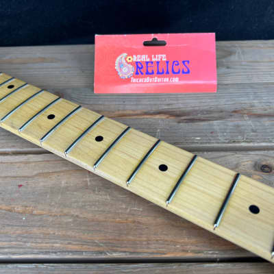 Real Life Relics Aged Maple/ Maple Tele® Telecaster® Neck RLR-TMM #6 image 3