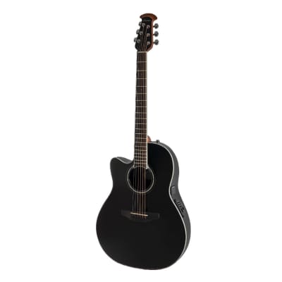Ovation Celebrity Traditional CS24L-5G LH A/E Guitar - Black image 2