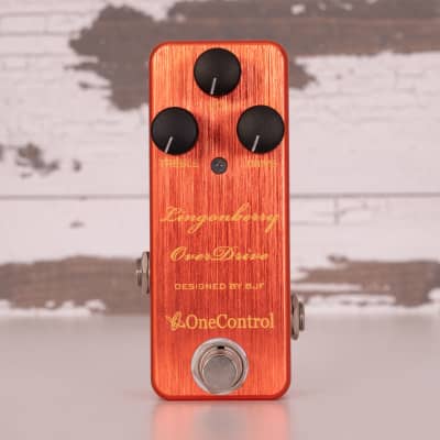 Reverb.com listing, price, conditions, and images for one-control-lingonberry-overdrive