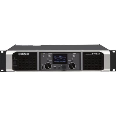 Yamaha PX3 Dual-channel Power Amp, 500 watts x 2 @ 4?, Class-D, Built in DSP, 2RU image 2