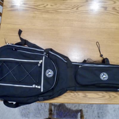 Guitar Gig Bag Backpack Topp Pro Electric with Detachable Backpack Music Gear Black Pro Gear Multi Fit Deluxe Universal Soft Backpack Strap Handle Pad Thick Padded Case for Fender/PRS/Gibson/Jackson/ESP/Ibanez/Sterling/Music Man/AX40 Black image 2
