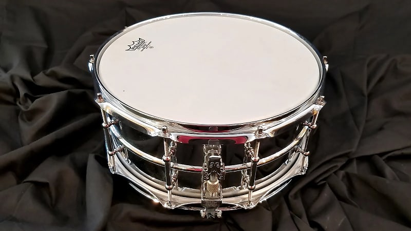 Ludwig LB402BTWM Brass Edition Supraphonic 6.5x14" Snare Drum with Tube Lugs, and P-86 Millennium Strainer image 2