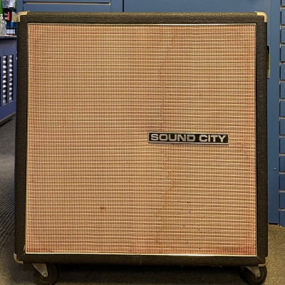 Early 70s Sound City L412 Guitar Cabinet 2 of 2 see our companion listing!! image 1