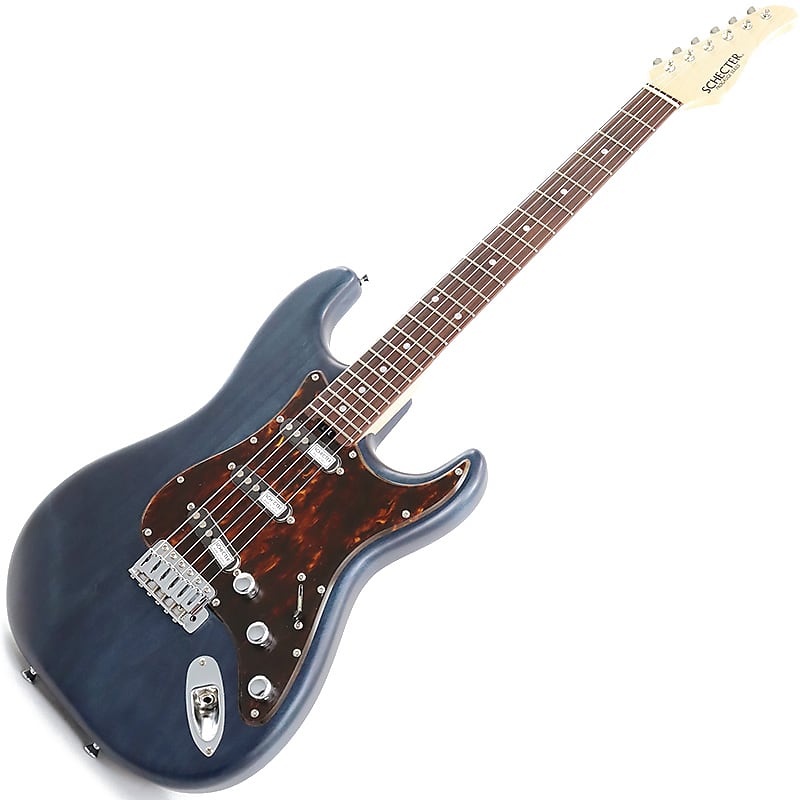 SCHECTER Progauge Series PS-S-ST-AL (Pacific Blue Tint/Rosewood) -Made in  Japan-