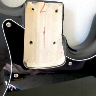 Squier Jazz Bass body 2021 - Charcoal Frost Metallic image 3