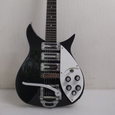 Greco JLG-85 Black John Lennon Ricken Backer Electric Guitar Rick