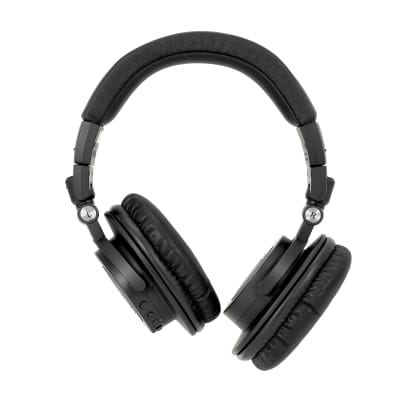 Audio-Technica ATH-M50xBT2 Black Bluetooth Studio Headphones Bundle with Earpads image 7