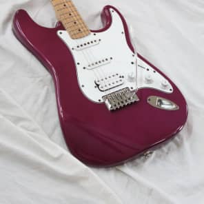 1999 Squier Stratocaster Standard Series Electric Guitar Galactic Purple Finish Reverb UK
