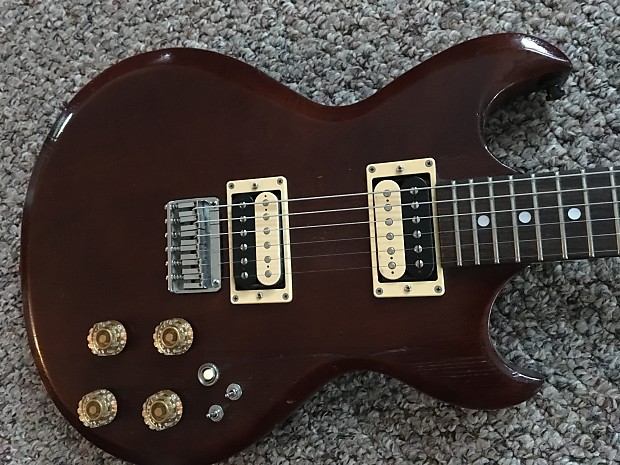 Aria Pro II CS-250 Walnut Double Cutaway Matsumoto MIJ. | Reverb
