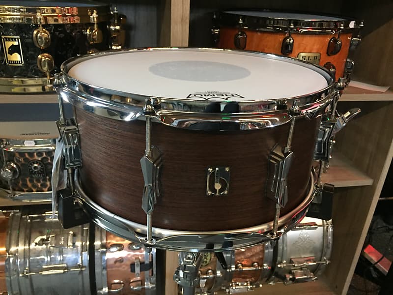 British Drum Company Lounge Series 14x6.5" 8Lug Mahogany / Reverb