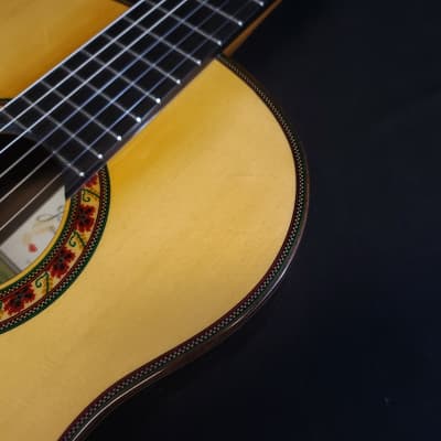 Jose Ramirez Spruce Guitarra del Tiempo Studio Classical Nylon String Guitar w/ Logo'd Hard Case image 9