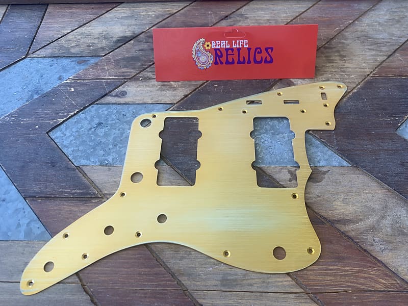 Real Life Relics Gold Anodized Jazzmaster® Pickguard Reverb