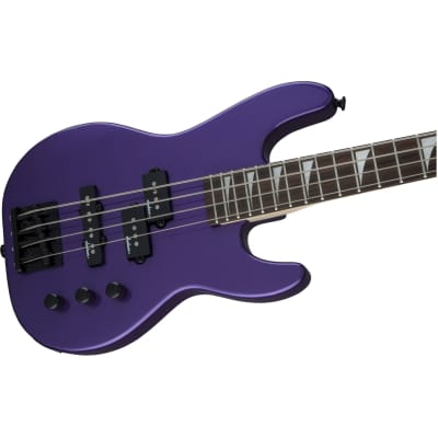 Jackson JS Series Minion JS1X Short Scale Electric Bass - Amaranth Fingerboard, Pavo Purple image 3