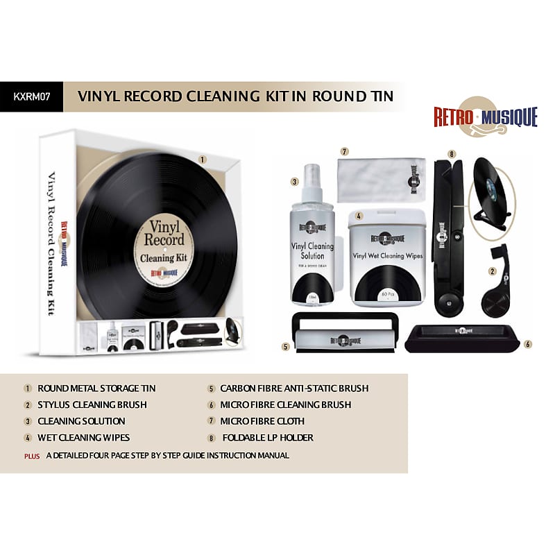 Retro Musique KXRM 07 DELUXE Vinyl Cleaning Kit